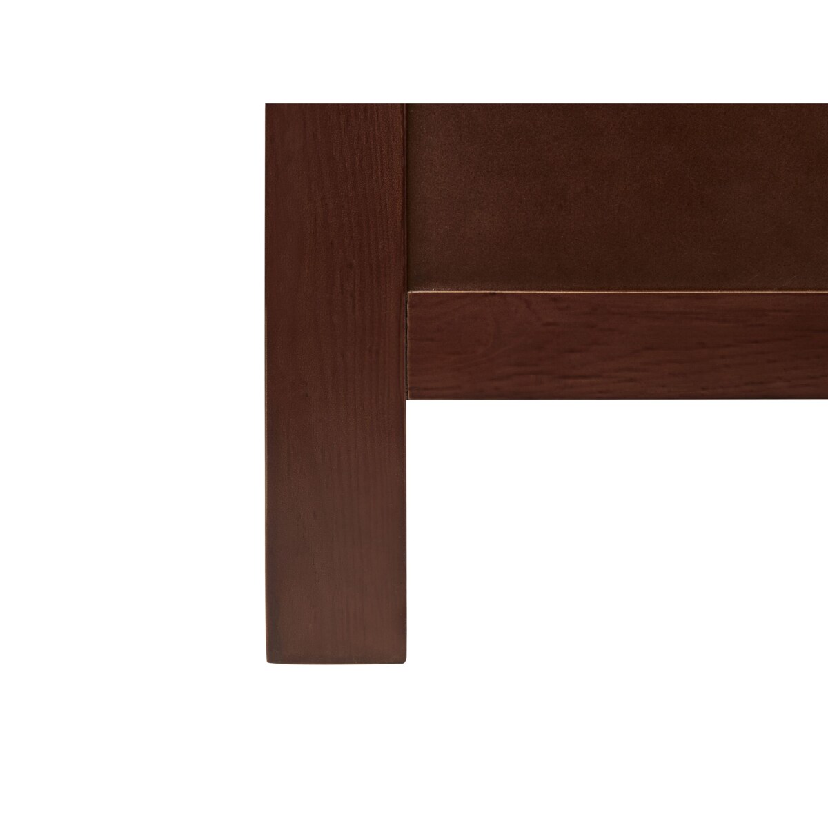 Łóżko drewniane 160 x 200 cm ciemne drewno MAYENNE