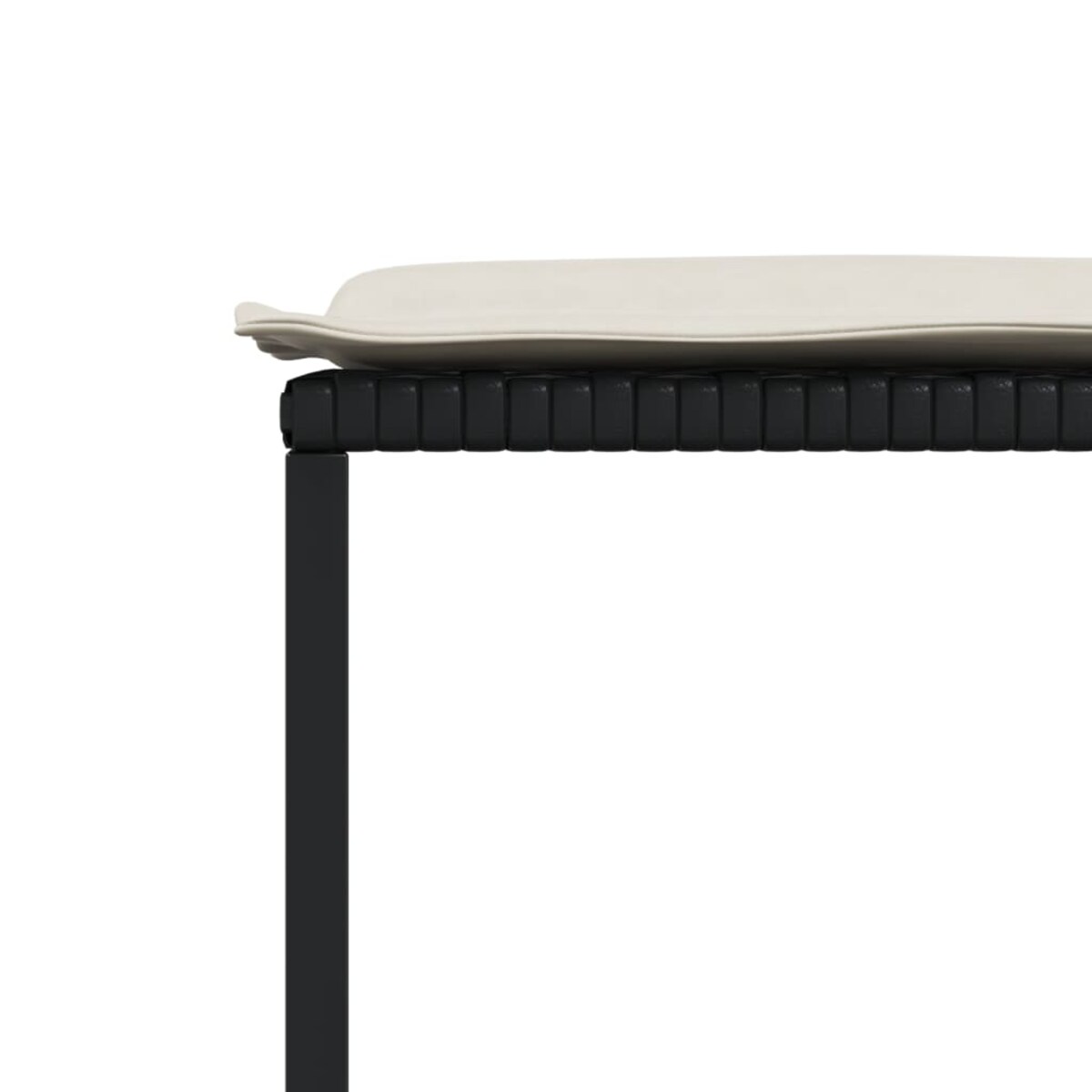 vidaXL 15-cz. zestaw mebli ogrodowych z poduszkami, czarny, rattan PE