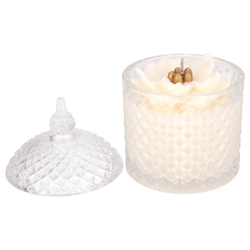 Świeca sojowa ZAPACHOWA świeczka KWIAT handmade prezent CANDELA ENCANTADA