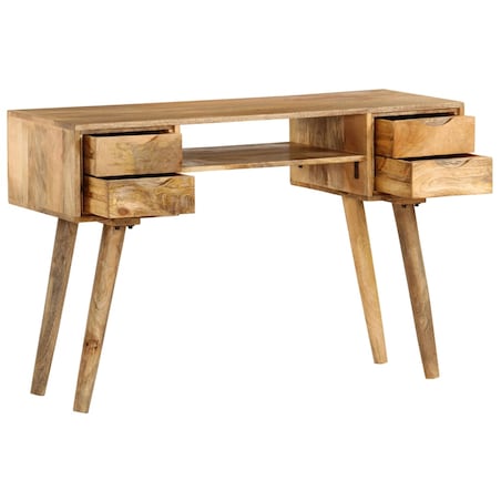 vidaXL Biurko z litego drewna mango, 115 x 47 x 76 cm