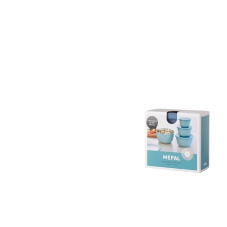 Zestaw 4 misek Cirqula okrągła 500 1000 2000 3000 Nordic Blue 106233015700