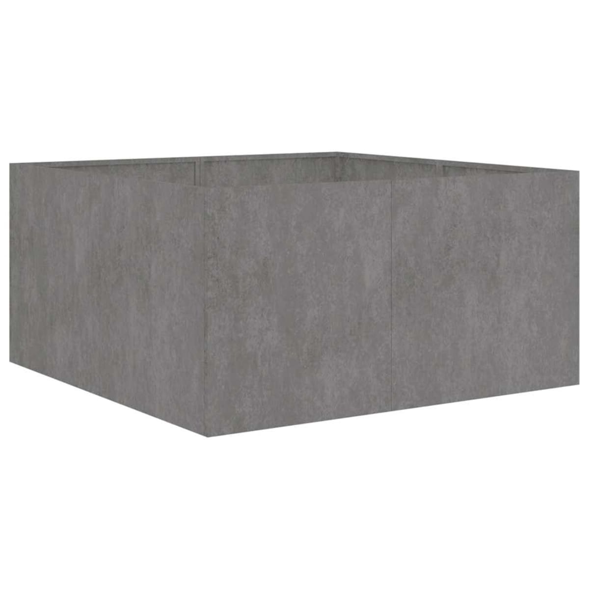 vidaXL Donica, 80x80x40 cm, stal kortenowska