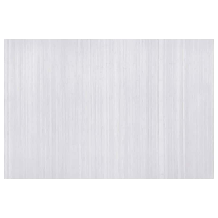 vidaXL Parawan bambusowy, biały, 250 x 165 cm