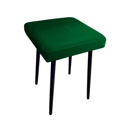 Taboret SQUARE MG VELVET zielony