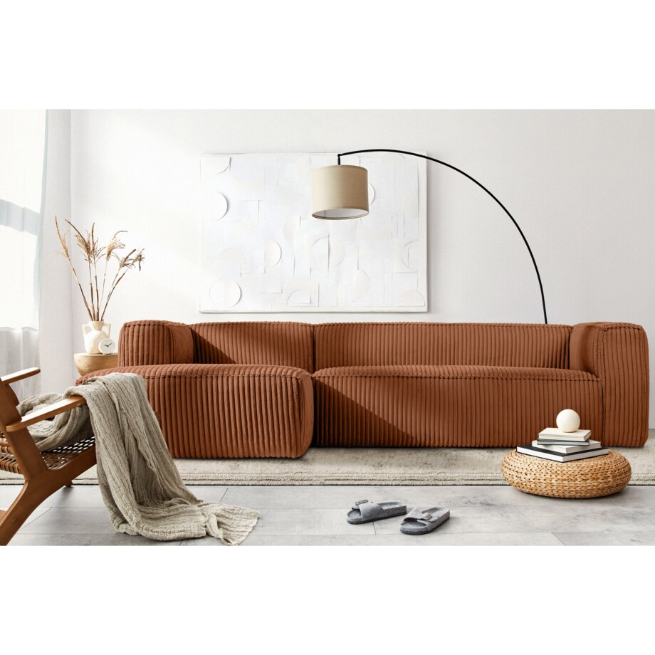 KONSIMO FEROX Duży narożnik lewy, rudy