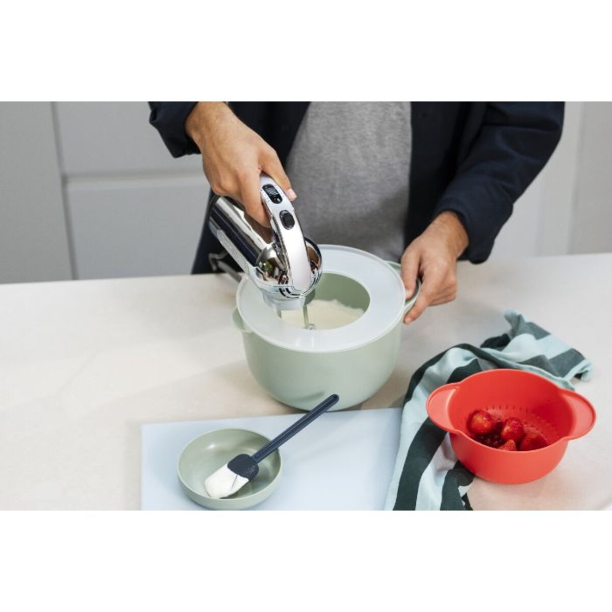 Pokrywa odporna na rozchlapywanie do miski Chef It 3000 ml Navy 102308518100