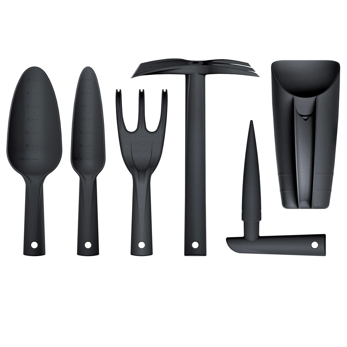 Zestaw Narzędzi Ogrodniczych Grabki Łopatka 6 El.