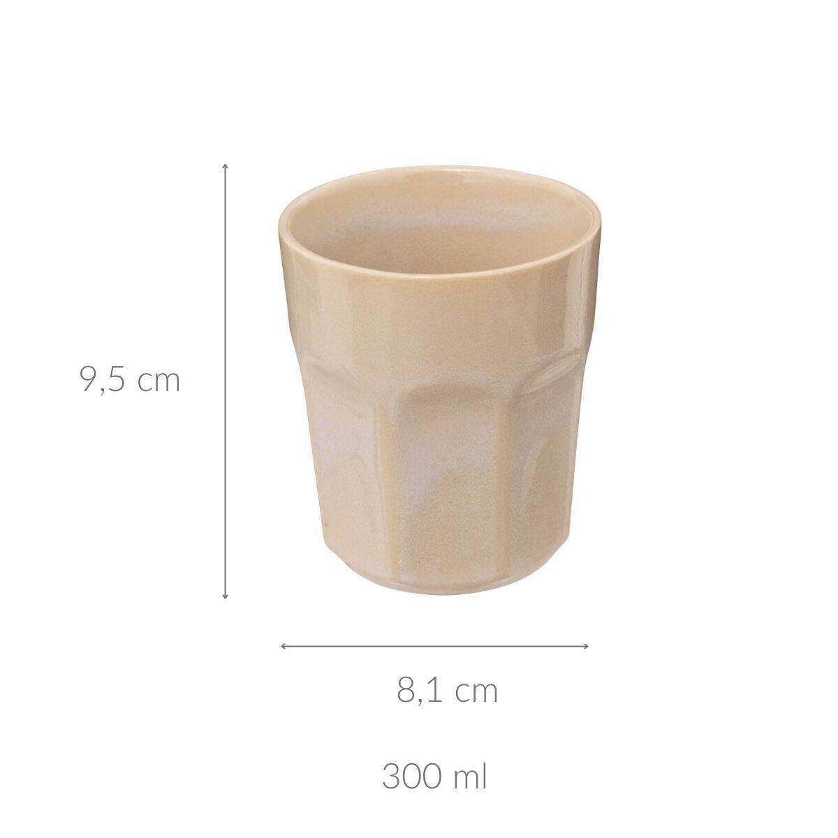 Kubek ceramiczny czarka ROMA, 300 ml