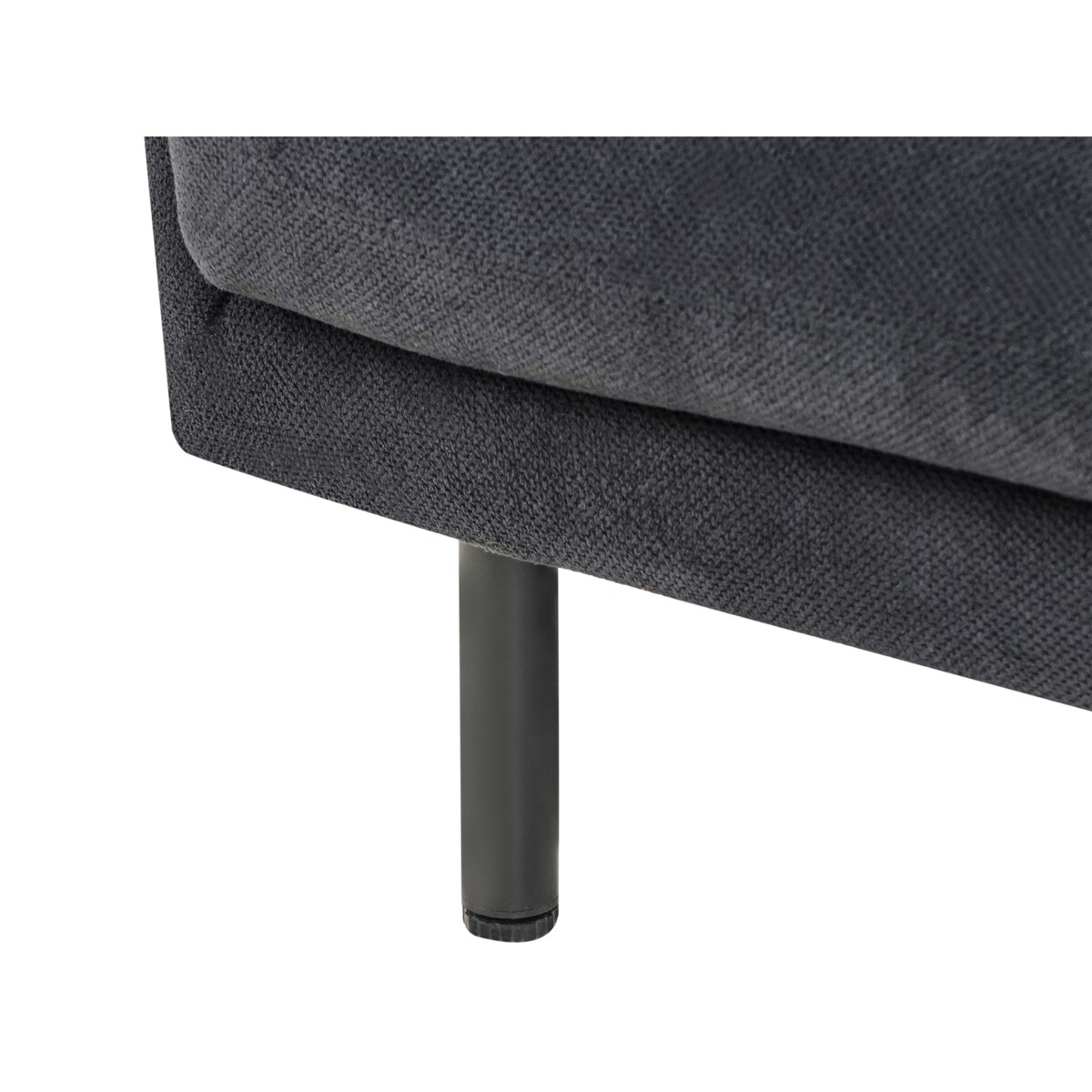 Sofa VORGOD Czarny dla 3 osób