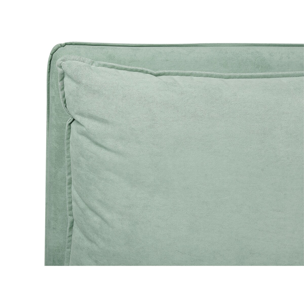 Łóżko wodne Welur BAJONNA 160 x 200 cm Miętowy