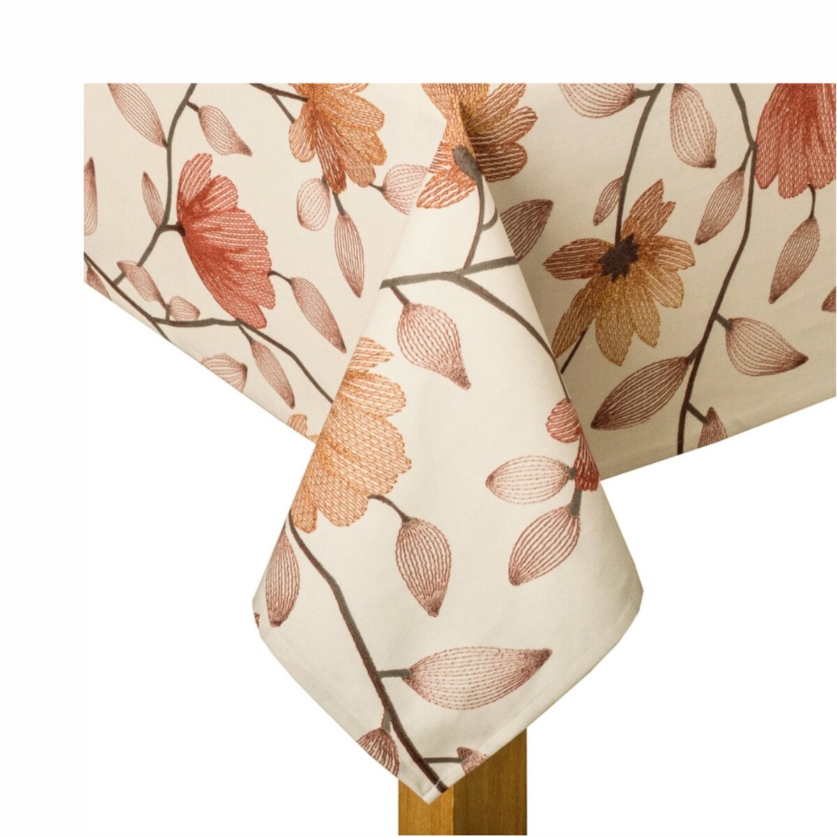 Obrus Velvet - Jesień - 120x180 cm - brązowy