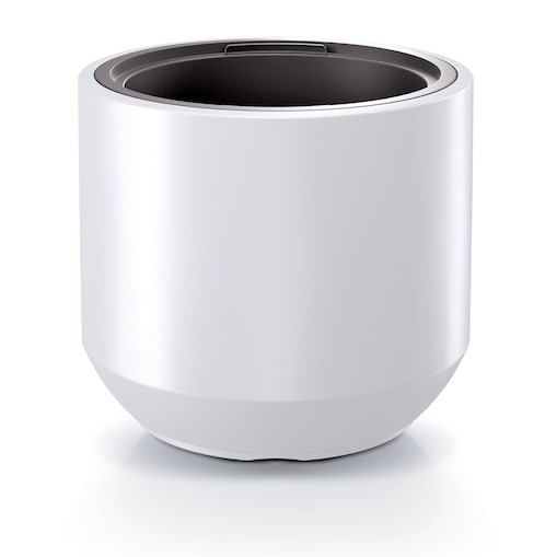 Doniczka Donica Ogrodowa 46,9 Cm Okrągła Na Taras Do Ogrodu Domu Biała