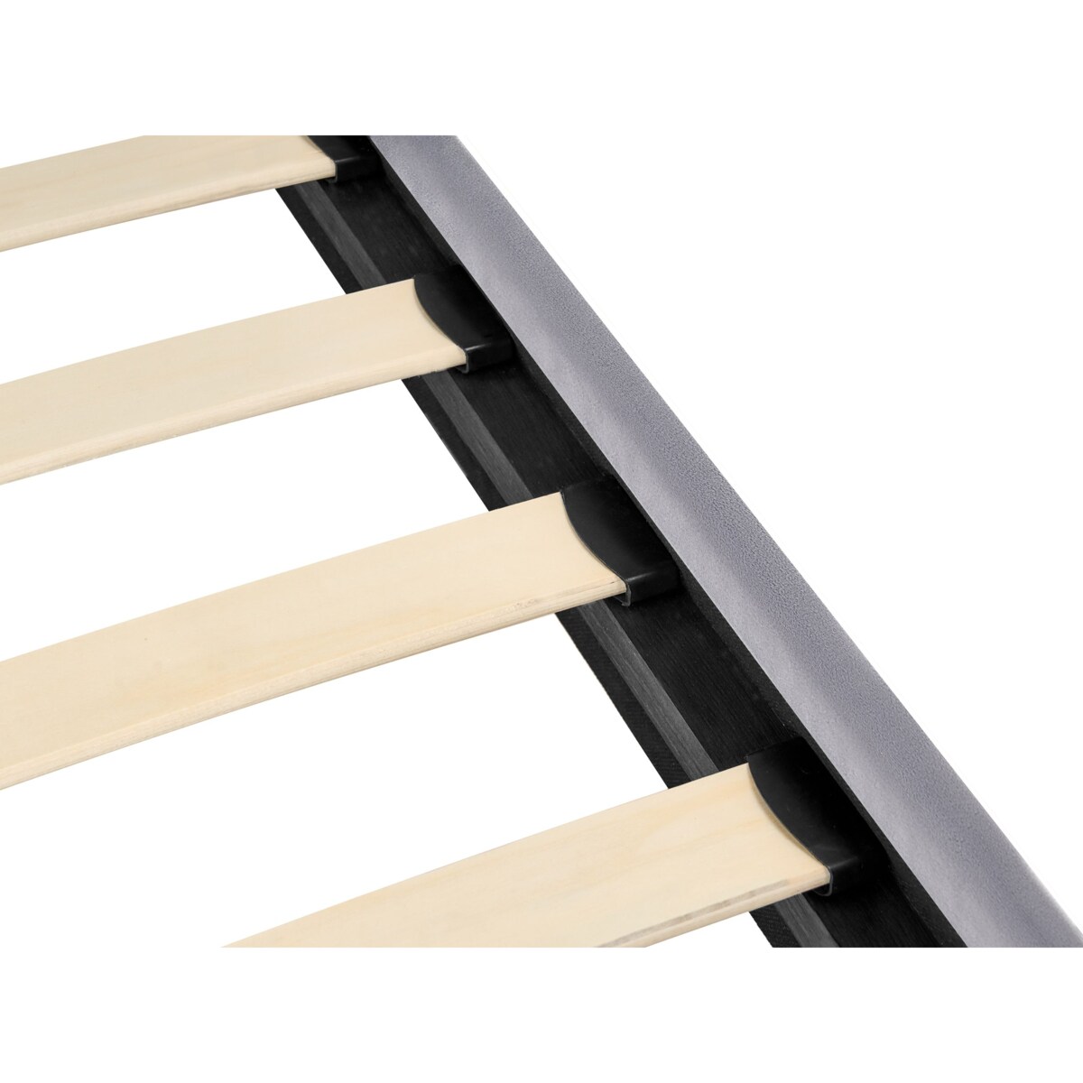 Łóżko Welur FLAYAT 120 x 200 cm Szary