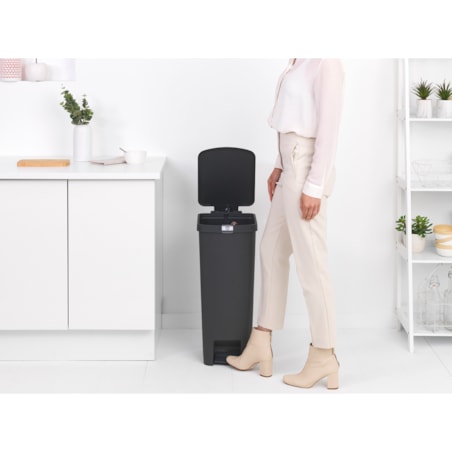 Kosz pedałowy Step Up 40l Dark Grey 800023