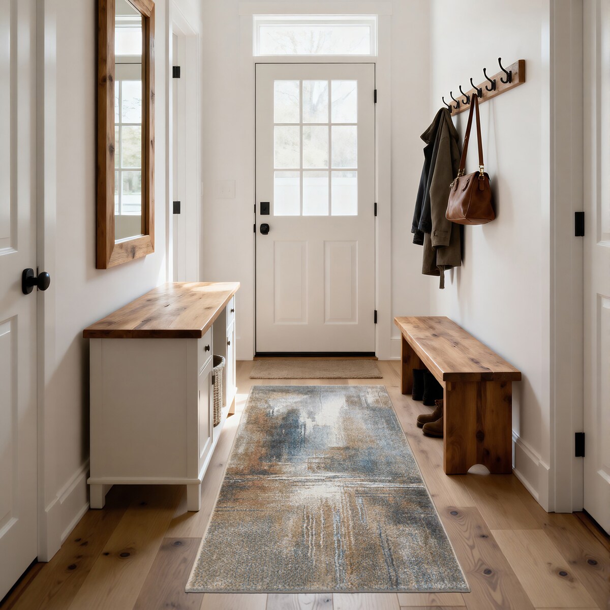 Dywan Lunera 80x150 cm Abstrakcyjny Wielokolorowy