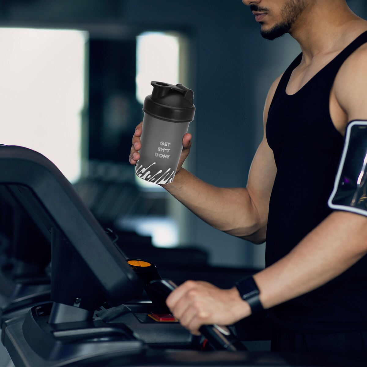 Butelka Na Wodę Shaker 500 Ml Szejker Do Białka Z Trzepaczką Na Siłownię