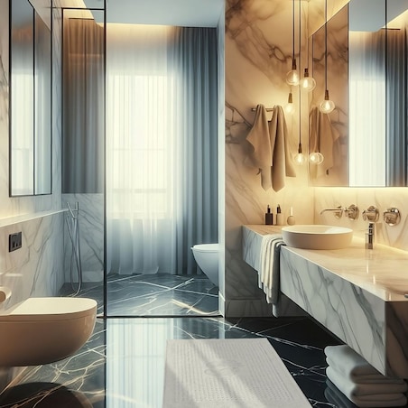 Dywanik łazienkowy 50x70 Stopki, 100% bawełna, kolor ciemny róż