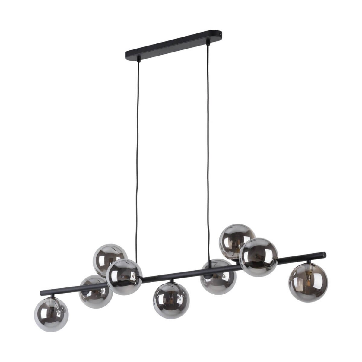 Wisząca lampa kulista ESTERA 5667 TK Lighting molekuły czarne grafit