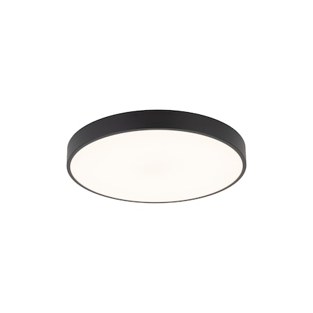 Lampa Sufitowa Łazienkowa Tk Lighting Velis Czarny Plafon Led 30W Ip54 Zmienna Barwa, Ściemniany