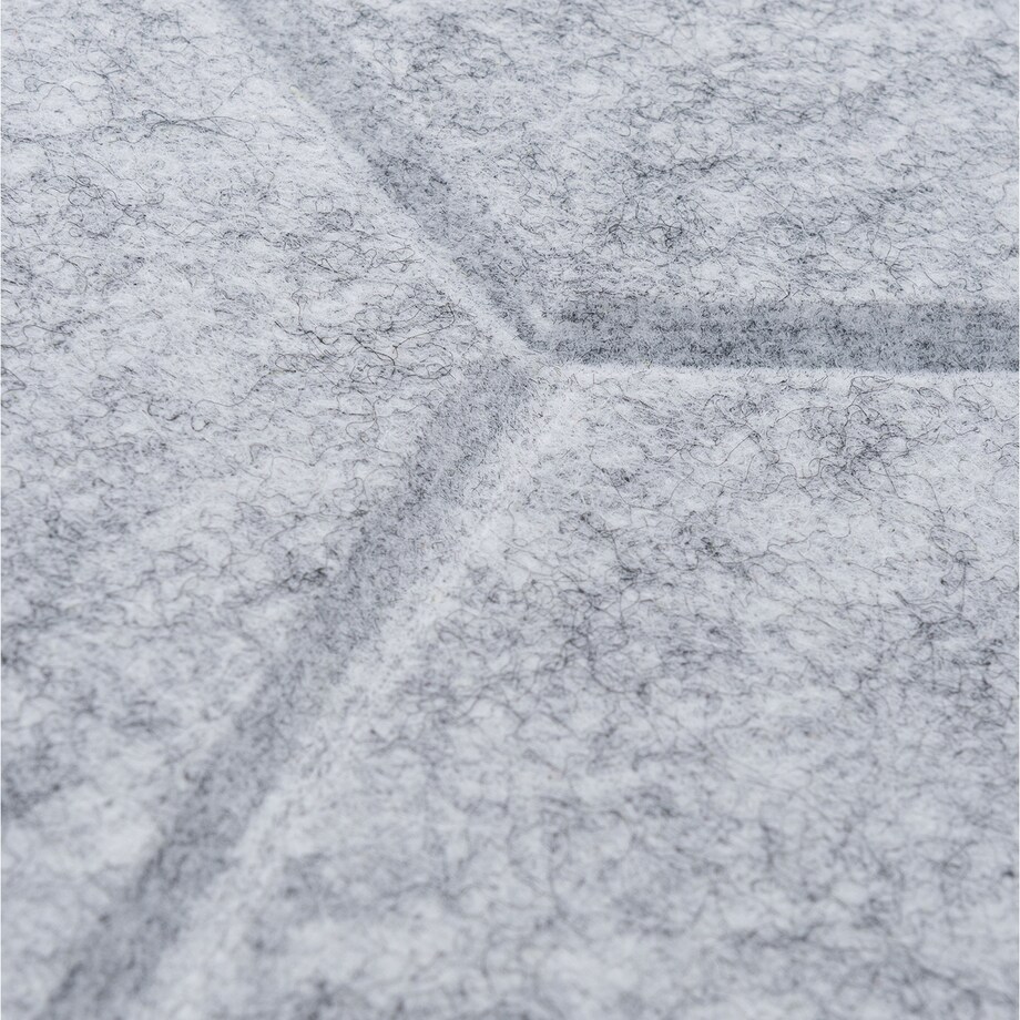 Zestaw 2 szt panel filcowy Felly 40x46 cm płytka heksagon szary