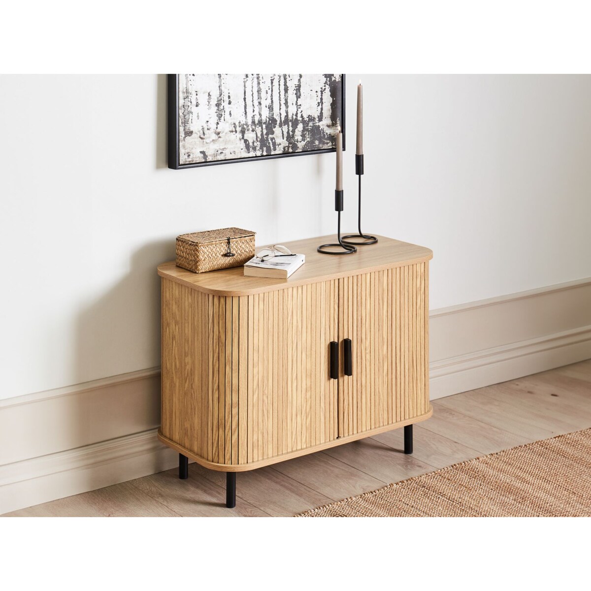 Szafka dwudrzwiowa jasne drewno BRADLEY