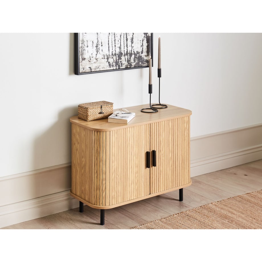 Szafka dwudrzwiowa jasne drewno BRADLEY