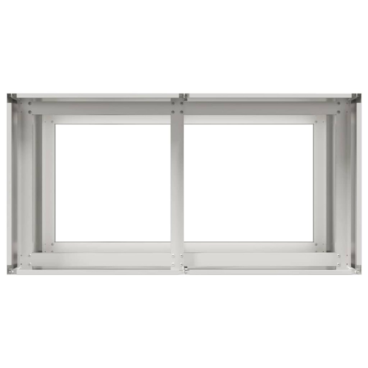 vidaXL Doniczka 80x40x80 cm Stal nierdzewna