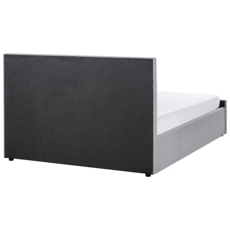 Łóżko z pojemnikiem AMIENS 160 x 200 cm Jasnoszary