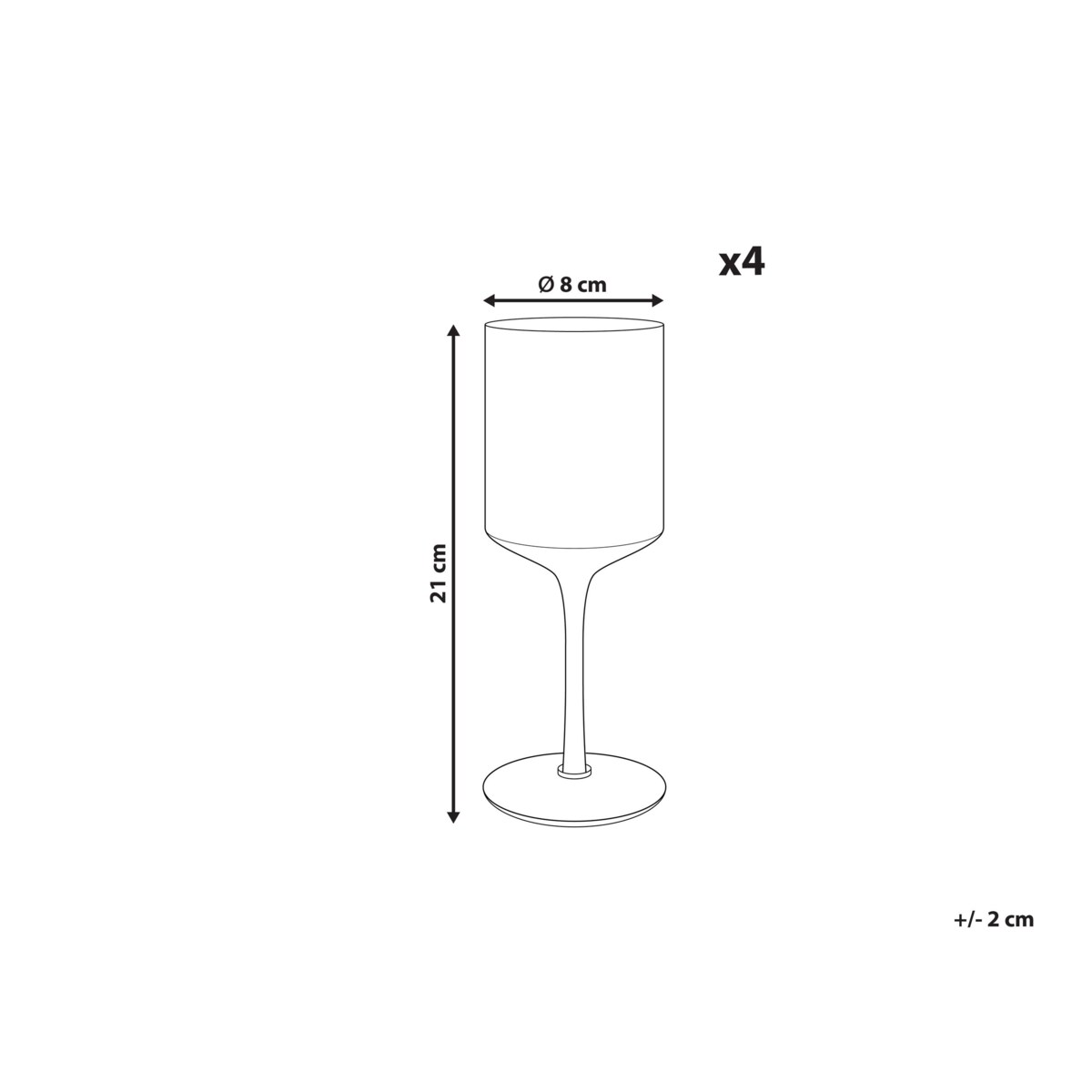 Kieliszki do wina AMETHYST