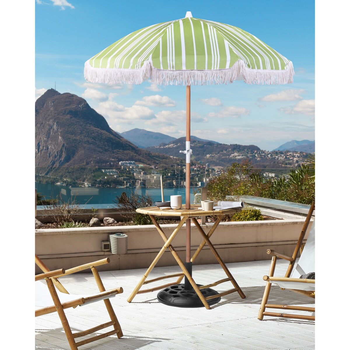 Parasol ogrodowy 150 cm MONDELLO Zielony