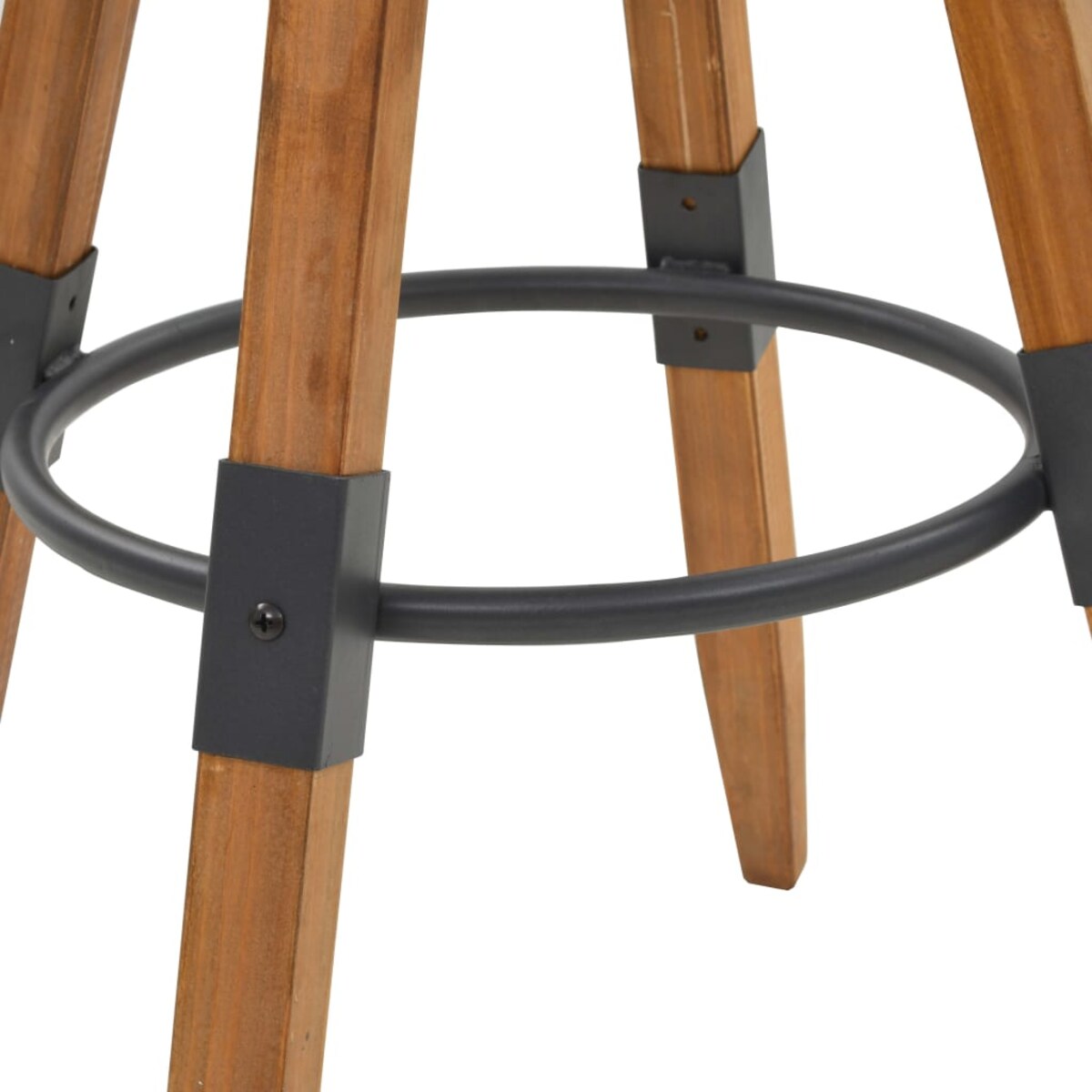 vidaXL Stołki barowe, 2 szt., lite drewno jodłowe