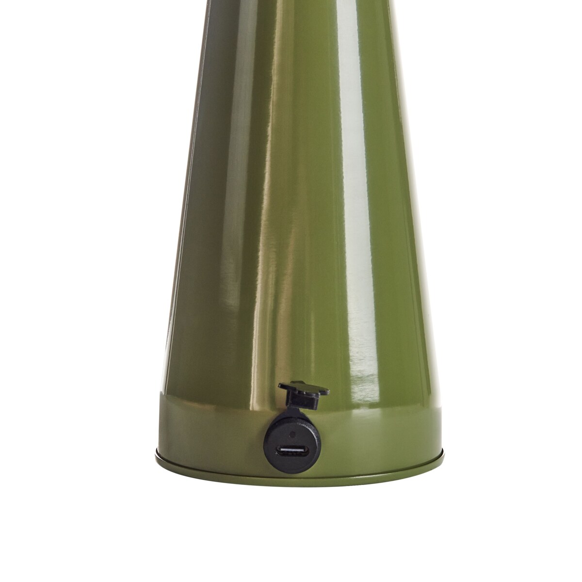 Bezprzewodowa lampa stołowa LED BOCONO Z czujnikiem ruchu Metal Zielony