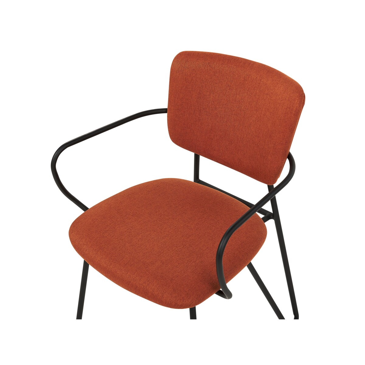 2 krzesła do jadalni pomarańczowe ELKO