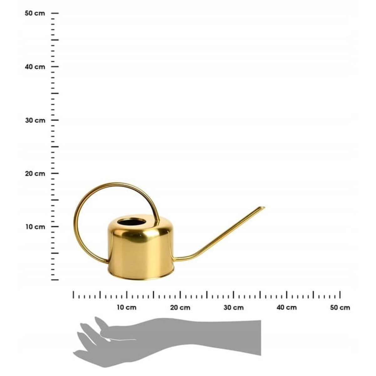 Konewka metalowa Złota Esschert Design Podlewaczka do Podlewania Cynkowa