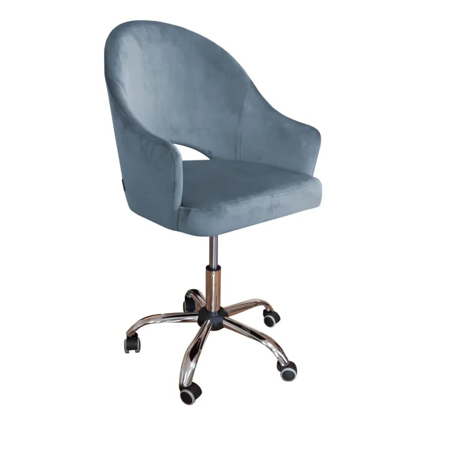 Fotel JENISEJ BL VELVET szary