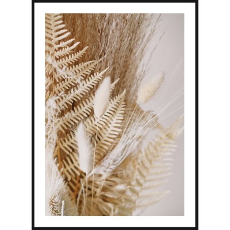 Poster Story, Plakat, Obraz - Suszony Bukiet z Trawy Ozdobnej, wymiary 70 x 100 cm