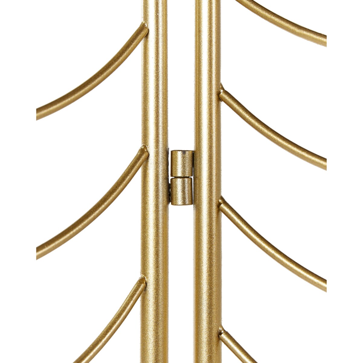 3-panelowy składany parawan pokojowy metalowy 120 x 160 cm złoty PESCIA