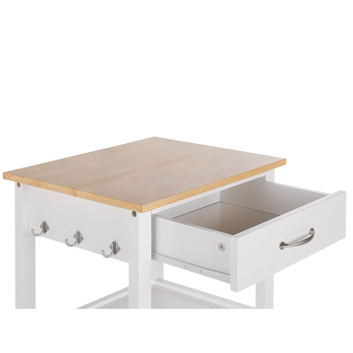 Wózek kuchenny z szufladą biały SIENA