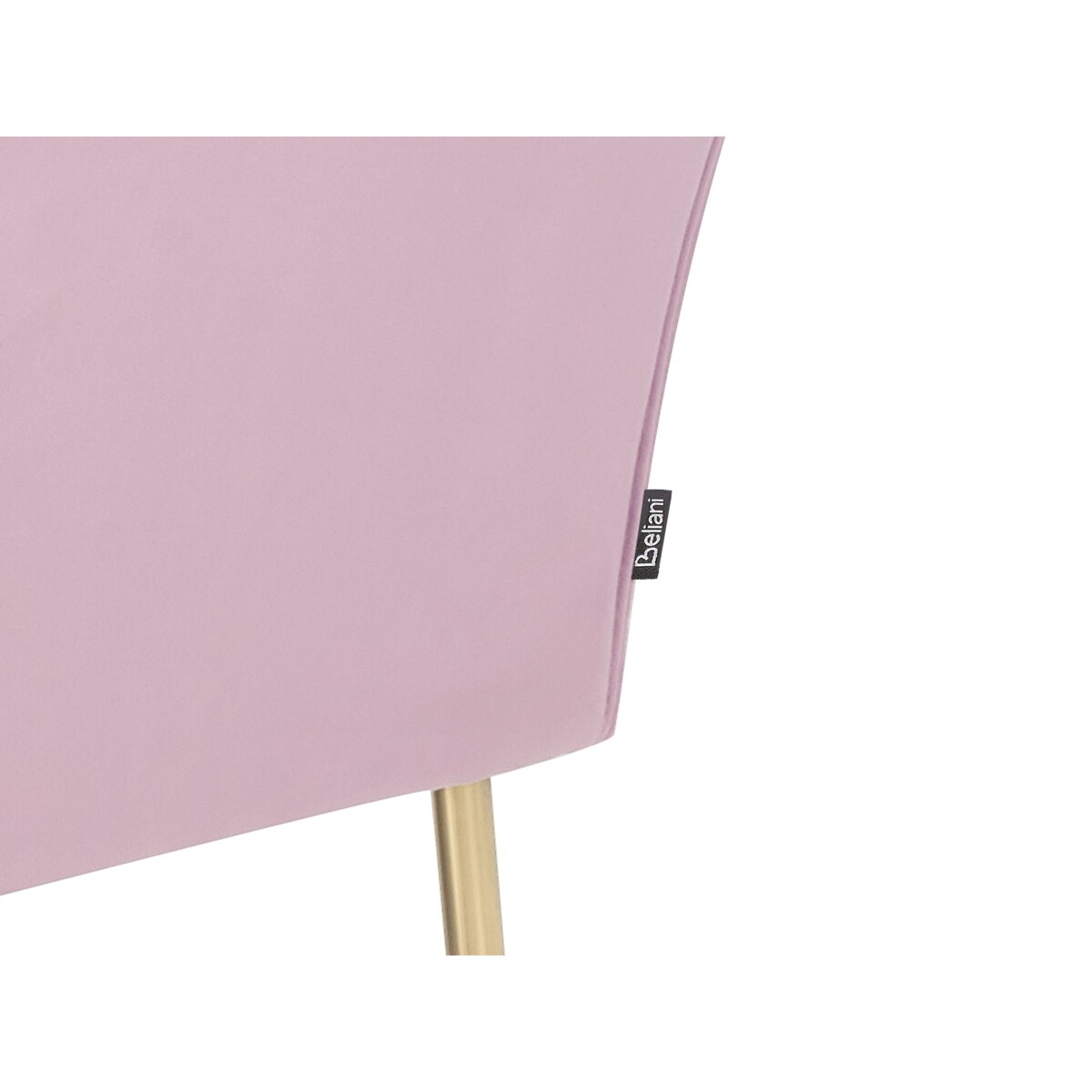 Szezlong welurowy jasnofioletowy NANTILLY