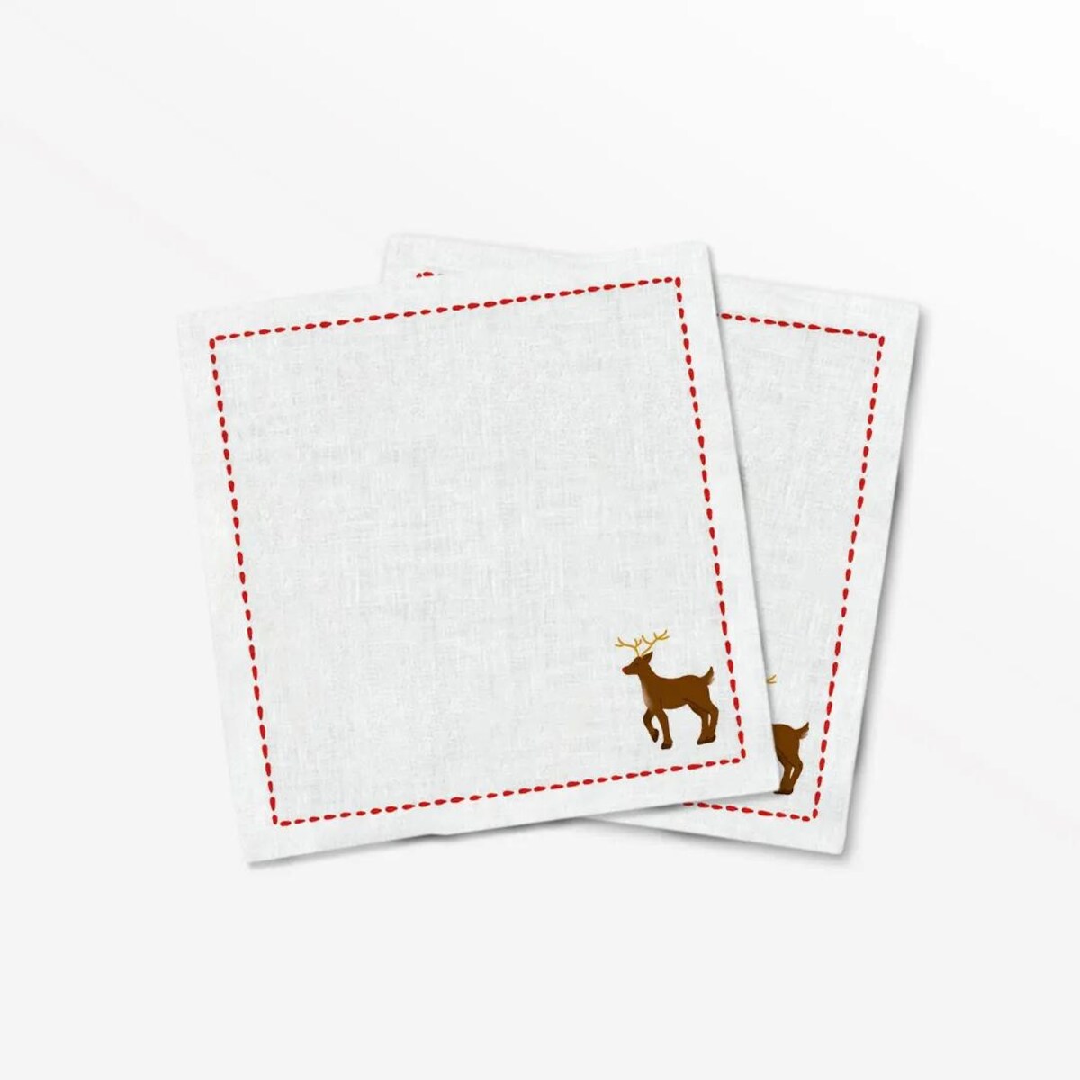 Serwetki świąteczne - Minimalistyczny renifer (2szt.)