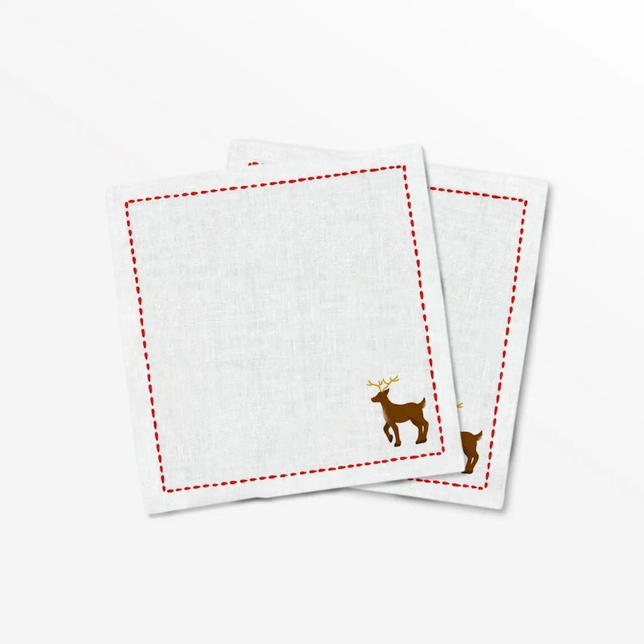 Serwetki świąteczne - Minimalistyczny renifer (2szt.)