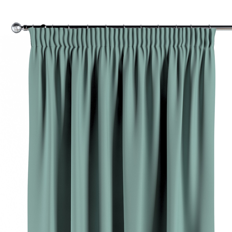 Zasłona na taśmie marszczącej 1 szt. 130x245 miętowy