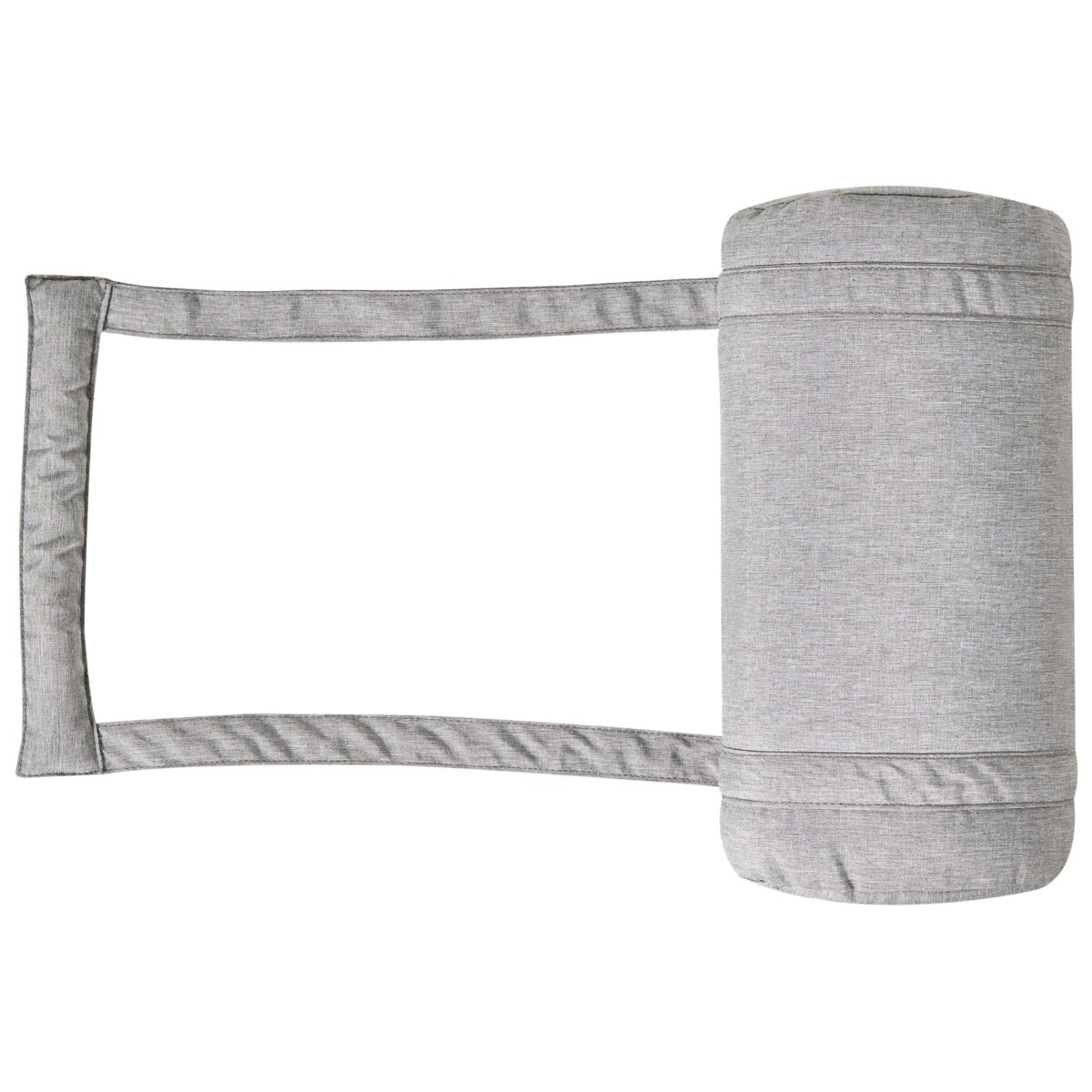 Poduszka na krzesło ogrodowe TOSCANA/JAVA/AMANTEA PREMIUM 188 x 59 cm Szary