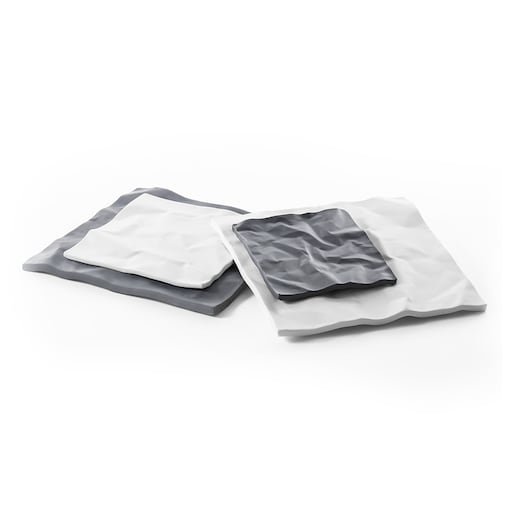 Taca Pogięta 18 cm biała CD01