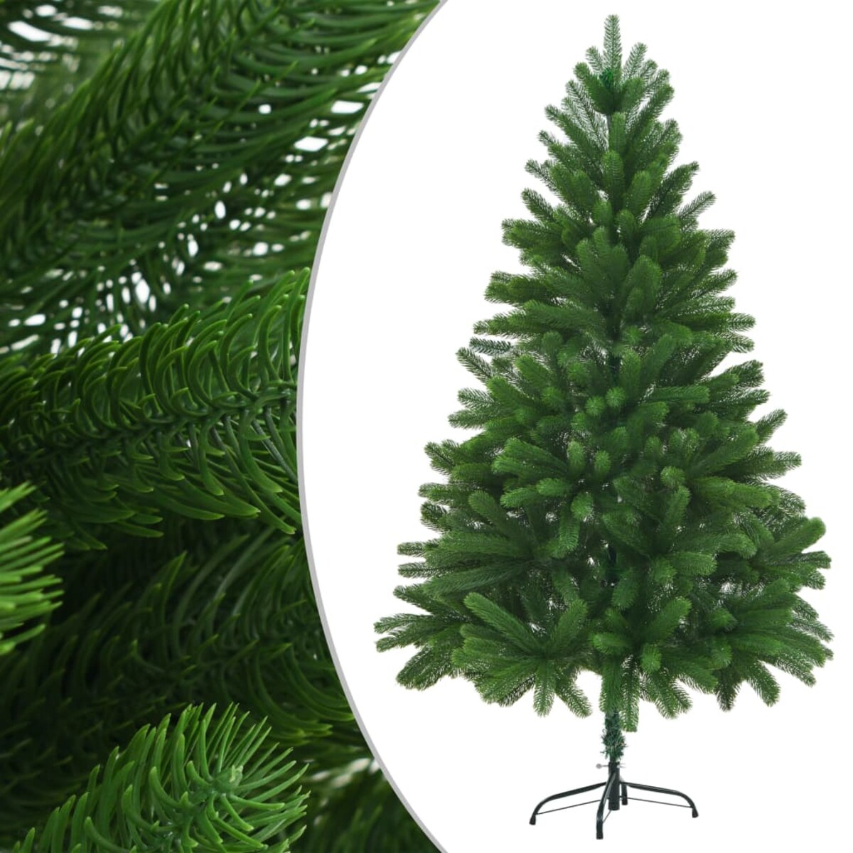 vidaXL Sztuczna choinka z realistycznymi igłami, 180 cm, zielona
