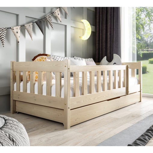 Łóżko drewniane dziecięce Zosia 80x160 sosna