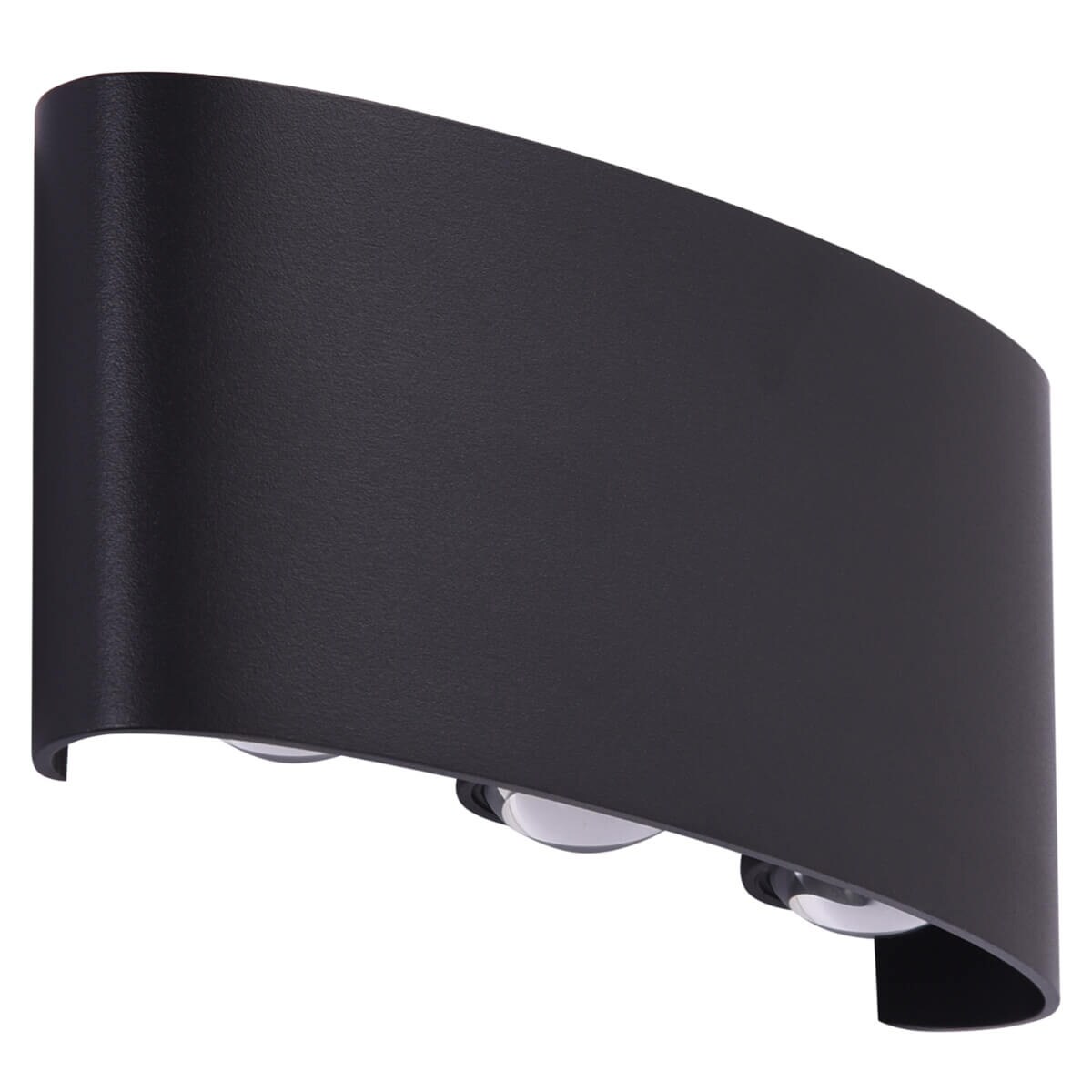 Czarna lampa elewacyjna Ginna LED 6W minimalistyczna