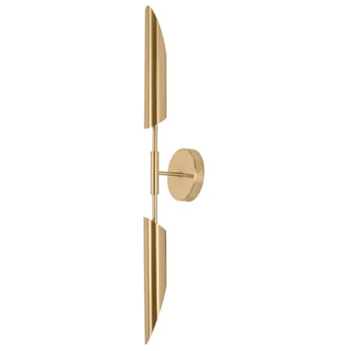 2-płomienna lampa ścienna Locca MSE010400225 złota