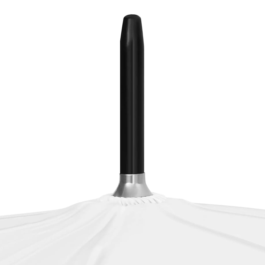 vidaXL Parasolka biała, 130 cm