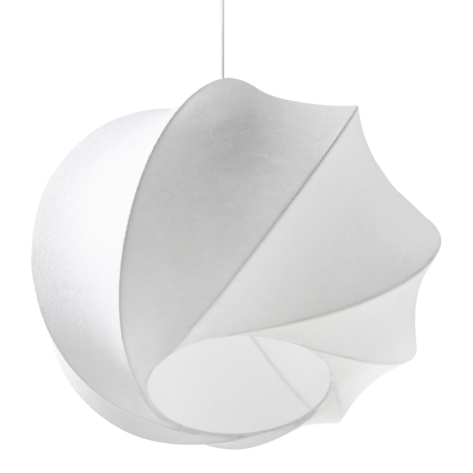 Lampa wisząca MAQUINE Jedwab syntetyczny Biały